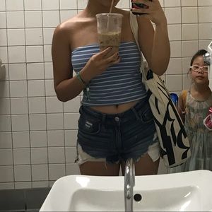 STRIPED JENNY TUBE TOP